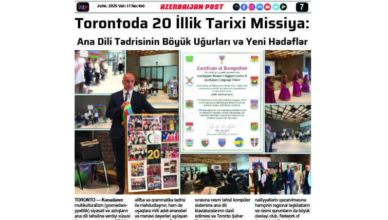Torontoda 20 İllik Tarixi Missiya:  Ana Dili Tədrisinin Böyük Uğurları və Yeni Hədəflər