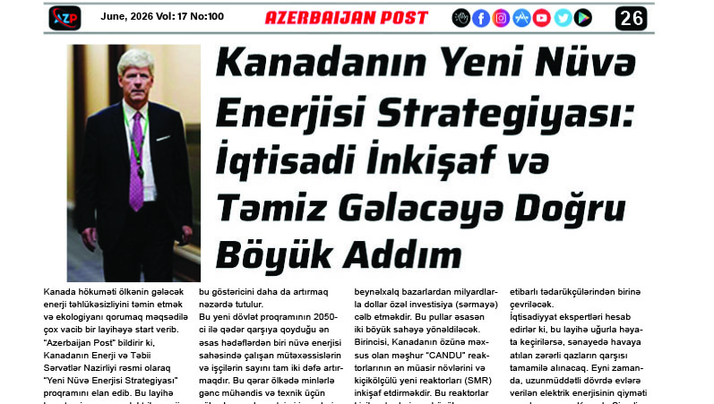 Kanadanın Yeni Nüvə Enerjisi Strategiyası: İqtisadi İnkişaf və Təmiz Gələcəyə Doğru Böyük Addım